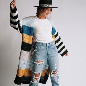 Clad & Cloth “seize the day” cardigan size S/M